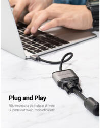 Vention Adaptor USB C la VGA cu iesire Full HD 1080P 60Hz VENTION V108 Adaptoare VGA (V108)