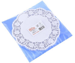 GoDan Set 100 de hartie dantelata alba pentru platouri, rotunde, 20cm GD930 Servetele petrecere (GD930)