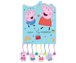 GoDan Pinata petrecere cu corzi, model Peppa Pig, 20 x 32 x 14 cm GD357 Pinata petreceri (GD357)