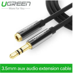 UGREEN Premium 3.5mm Audio Jack cablu extensie UGREEN UG024 Cabluri audio Lungime 5 metri Culoare Negru (UG024)