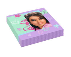 GoDan Set 20 servetele petrecere Barbie, 33 x 33 cm GD925 Servetele petrecere (GD925)