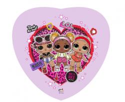GoDan Balon folie, model inimioara Lol Surprise (Rock), 46 cm GD110 Baloane folie (GD110)