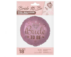 GoDan Balon folie model Bride to be roz 46 cm GD707 Baloane folie (GD707)