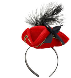 GoDan Bentita cu mini palarie muschetar GD629 Costume bal mascat copii (GD629) Costum bal mascat copii