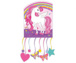 GoDan Pinata petrecere cu corzi, model Unicorn Rainbow Colors GD285 Pinata petreceri (GD285)