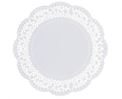 GoDan Set 100 de hartie dantelata alba, pentru platouri, rotunde , 36 cm GD936 Servetele petrecere (GD936)