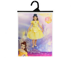 GoDan Costum carnaval pentru copii printesa Belle Deluxe, marime M ( 7-8 ani) GD1513 Costume bal mascat copii (GD1513) Costum bal mascat copii