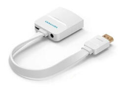 Vention Convertor HDMI la VGA cu audio de 3.5mm și sursă de alimentare USB V102-WH Adaptoare HDMI Culoare Alb (V102-WH)