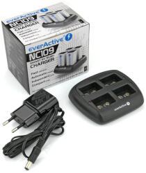 EverActive Incarcator Profesional 4 baterii 9V NC-109 BL135 Incarcatoare baterii (BL135) Incarcator baterii
