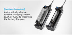 XTAR Incarcator rapid pentru baterii cilindrice Li-ion 18650 Xtar ANT MC1 Plus NK195 Incarcatoare baterii (NK195) Incarcator baterii