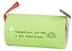 Camelion D/LR20 8000mAh cu urechi de lipire in U 1.2V NiMH reincarcabile BS376-1x Format XL C D Conținutul pachetului 1 Bucată (BS376-1x)