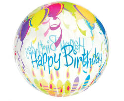 GoDan Balon transparent cu imprimeu multicolor 46 cm GD692 Baloane folie (GD692)