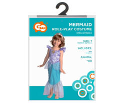 GoDan Costum carnaval Mica Sirena 92/104 (3-4 ani) GD1114 Costume bal mascat copii (GD1114) Costum bal mascat copii