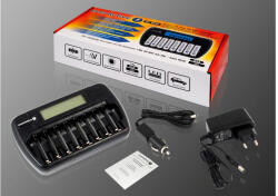 EverActive Incarcator Profesional EverActive NC-800 BLR012 Incarcatoare baterii (BLR012) Incarcator baterii