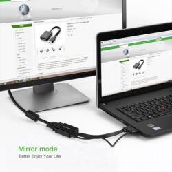 UGREEN Convertor HDMI la VGA cu 3.5mm Audio și Micro USB UG102 Adaptoare HDMI Culoare Negru (UG102)
