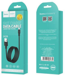 hoco. X29 Carbon cablu de date USB la Micro-USB H100160 Cabluri USB la Micro USB Lungime 1 Metru Culoare Negru (H100160)