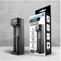 EverActive Incarcator pentru baterii cilindrice Li-ion everActive LC-100 BLR005 Incarcatoare baterii (BLR005) Incarcator baterii