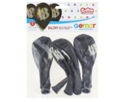 GoDan Set 5 baloane latex aniversare 18 ani negru 30 cm GD730 Arcade si seturi de baloane (GD730)