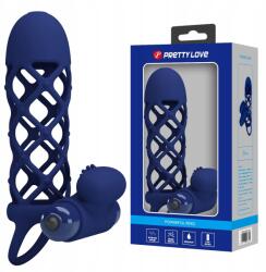 Pretty Love Péniszpárna vibrációval Pretty Love szilikon kék (BI-026236-3)