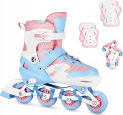 NILS Extreme Jégkorcsolya Világító Görkorcsolya Led Kerekek Állítható Védők Nils R 31-34 (16-29-004)