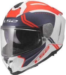 LS2 Ff817 Challenger Ii Titan Matt White / Blue / Red (C.LS.CHALLEN II T.B/A/R-02)