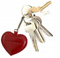 Peterson Szív alakú bőr kulcstartó Peterson (czerwone serduszko)