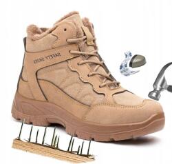  Férfi Téli Bélelt Munkavédelmi Bakancs 45-ÖS (LBATAC-1)