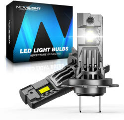 NOVSIGHT Lămpi Autoturismului & Motocicletei H7 LED 6500K Alb rece 12-24V 100W 2buc A500-N99-H7 (A500-N99-H7)