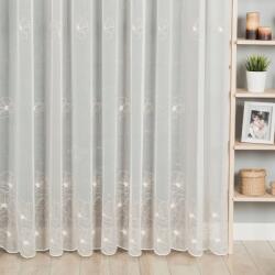  Függöny Hímzett Hosszú Nappali Erkély 280cm krémszínű, bézs cérnával (56355)