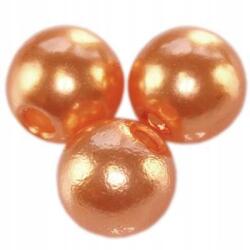  Sárgabarack Műanyag Gyöngyök 12MM 10DB