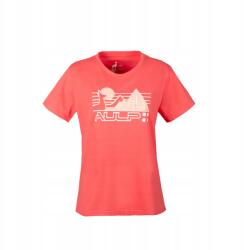 aulp Póló Női pamut póló Aulp Binta laza túrázáshoz M (BINTA W/SCARLET/M)