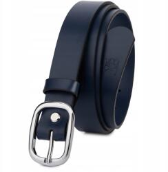 Beltimore Női bőr öv nadrághoz, ruhához, gránátkék színű, szép, 3 cm széles Beltimore (U45_95)