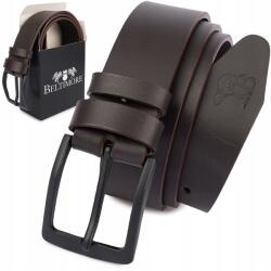 Beltimore Férfi prémium Öv , 4 cm széles, klasszikus barna, Beltimore (E18_90)