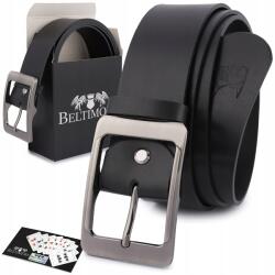 Beltimore Női bőr öv nadrághoz fekete nat bőr 4 cm Beltimore (D80_85)