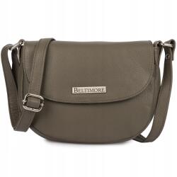 Beltimore Női bőr kézitáska postás táska kis prémium slim klasszikus Beltimore (L57taupe)