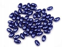 Olíva Gyöngyök Glance Kék 6x10MM 20DB