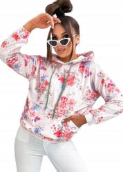  Női Melegítő Pulóver Velúr Kenguru Kapucnis Pl Termék Virágok Színek