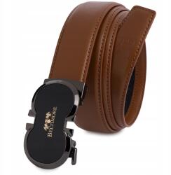 Beltimore Férfi bőr öv, automata csattal, 3.5cm széles, barna (A39brown_120)