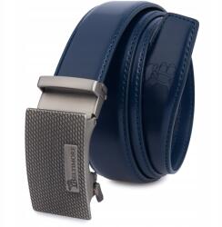 Beltimore Öv férfi bőr öv nadrághoz, casual, öltönyhöz, automata csattal, sima Beltimore (A52navy_110)