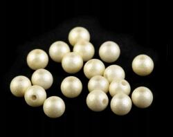 Shine Effect Gyöngyök Krémszínű 8MM 10DB