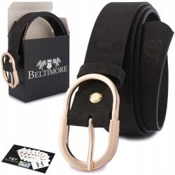 Beltimore Női bőr öv nadrághoz, nat. velúr bőr 3 cm Beltimore (E50_95)