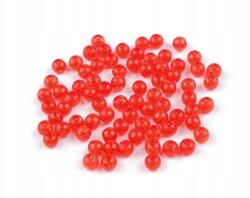  Crackle Karkötő Gyöngyök Handmade Diy Kézműves Piros 6MM 50DB (340508)