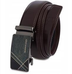 Beltimore Öv férfi bőr nadrág farmer casual automata sima bőr Beltimore (A46darkbrown_115)