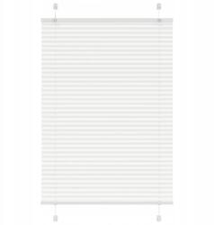 VidaXL pliszírozott roló fehér 95x100 cm Szövet szélessége 94, 4 cm (4015482)