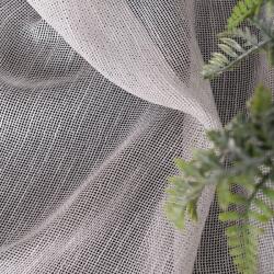  Függöny Háló Bukle Ólom Dalida 300cm pasztell fehér (Firanka metrażowa)