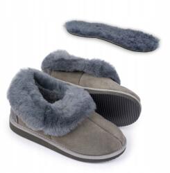 IRE SHOES Természetes báránygyapjúból készült bélelt bőr papucs lengyel gyártás méret39 (BNG2216-110 - 39)