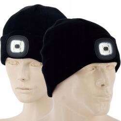 Cambell Meleg Sísapka Led Lámpával, Usb Töltés, Fekete, Unisex (5903991925503)