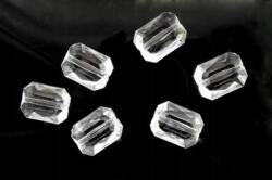 Csiszolt Téglalapok Átlátszó 13x18MM 6DB