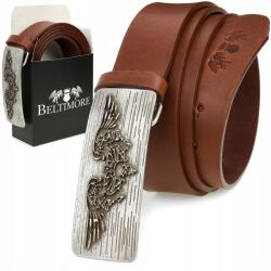 Beltimore Bőr öv konyak nadrághoz Beltimore csat (W26_120)