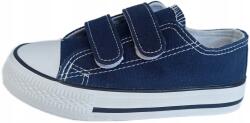  Rövid tépőzáras tornacipő r28 sötétkék P8-134